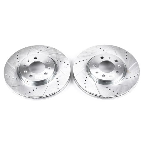 Power Stop 06-09 Pontiac Solstice Front Evolution Drilled & Slotted Rotors - Pair thumbnail 1