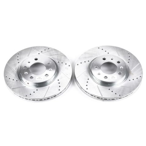 Power Stop 06-09 Pontiac Solstice Front Evolution Drilled & Slotted Rotors - Pair thumbnail 2