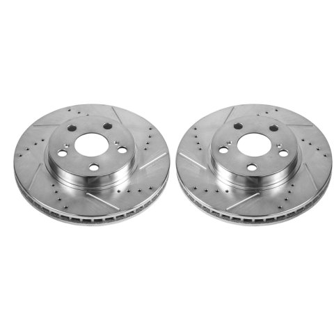 Power Stop 11-17 Lexus CT200h Front Evolution Drilled & Slotted Rotors - Pair thumbnail 1