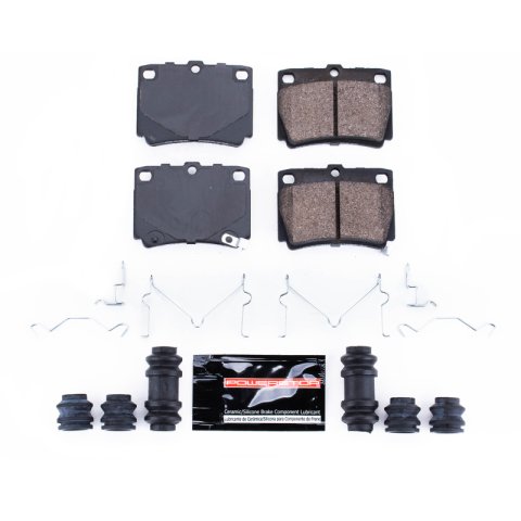 Power Stop 97-04 Mitsubishi Montero Sport Rear Z23 Evolution Sport Brake Pads w/Hardware thumbnail 1