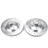Power Stop 03-04 Infiniti G35 Front Evolution Drilled & Slotted Rotors - Pair thumbnail 1