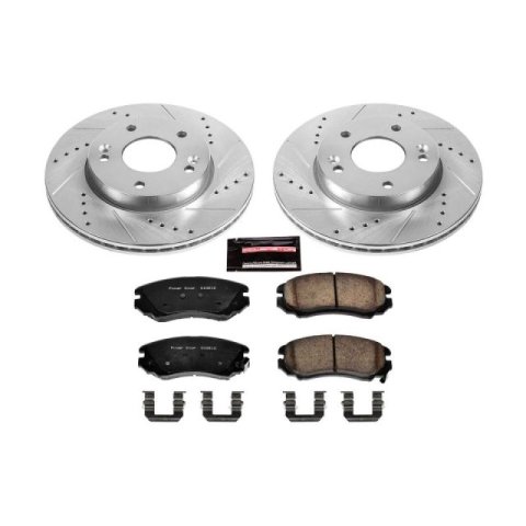 Power Stop 10-11 Kia Soul Front Z23 Evolution Sport Brake Kit thumbnail 1