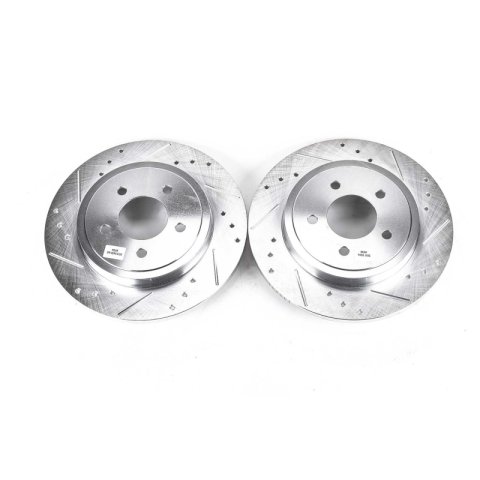 Power Stop 05-08 Ford Escape Rear Evolution Drilled & Slotted Rotors - Pair thumbnail 1