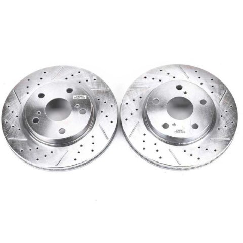 Power Stop 10-12 Lexus HS250h Front Evolution Drilled & Slotted Rotors - Pair thumbnail 2