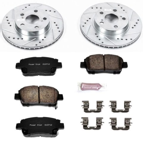 Power Stop 04-09 Toyota Prius Front Z23 Evolution Sport Brake Kit thumbnail 1