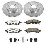 Power Stop 06-09 Chevrolet Trailblazer Front Z26 Street Warrior Brake Kit thumbnail 1