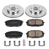 Power Stop 14-16 Kia Soul Front Z23 Evolution Sport Brake Kit thumbnail 1
