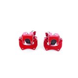Power Stop 00-04 Audi A6 Quattro Rear Red Calipers w/Brackets - Pair thumbnail 2