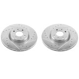Power Stop 12-18 Fiat 500 Front Evolution Drilled & Slotted Rotors - Pair thumbnail 1