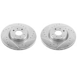 Power Stop 12-18 Fiat 500 Front Evolution Drilled & Slotted Rotors - Pair thumbnail 2
