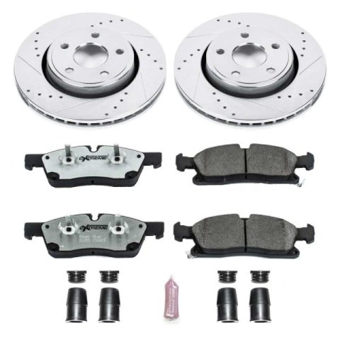 Power Stop 11-19 Dodge Durango Front Z26 Street Warrior Brake Kit thumbnail 1