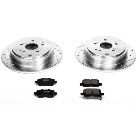 Power Stop 01-06 Acura MDX Rear Z23 Evolution Sport Brake Kit thumbnail 1