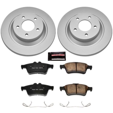Power Stop 08-10 Mazda 5 Rear Z17 Evolution Geomet Coated Brake Kit thumbnail 1