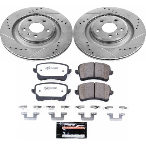 Power Stop 10-11 Audi S4 Rear Z26 Street Warrior Brake Kit thumbnail 1