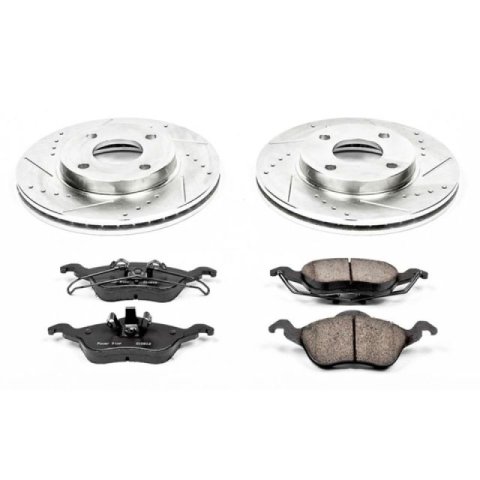 Power Stop 00-04 Ford Focus Front Z23 Evolution Sport Brake Kit thumbnail 1