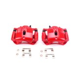 Power Stop 03-08 Honda Pilot Front Red Calipers w/Brackets - Pair thumbnail 2