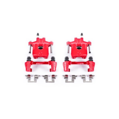 Power Stop 05-07 Toyota Avalon Rear Red Calipers w/Brackets - Pair