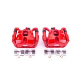 Power Stop 15-17 Chrysler 200 Rear Red Calipers w/Brackets - Pair thumbnail 2