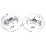 Power Stop 06-10 Ford Explorer Front Evolution Drilled & Slotted Rotors - Pair thumbnail 1