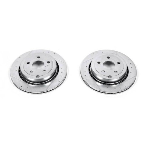 Power Stop 11-17 Chevrolet Caprice Rear Evolution Drilled & Slotted Rotors - Pair thumbnail 2