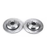Power Stop 01-06 BMW M3 Rear Evolution Drilled & Slotted Rotors - Pair thumbnail 1