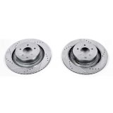 Power Stop 08-13 Infiniti G37 Rear Evolution Drilled & Slotted Rotors - Pair thumbnail 1