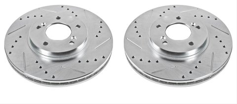 Power Stop 99-04 Acura RL Front Evolution Drilled & Slotted Rotors - Pair thumbnail 4