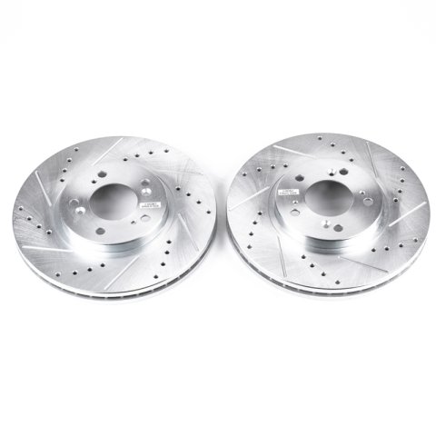 Power Stop 99-04 Acura RL Front Evolution Drilled & Slotted Rotors - Pair thumbnail 6