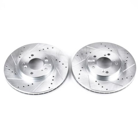 Power Stop 99-04 Acura RL Front Evolution Drilled & Slotted Rotors - Pair thumbnail 7
