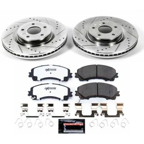 Power Stop 14-19 Infiniti Q50 Front Z26 Street Warrior Brake Kit thumbnail 1