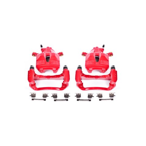 Power Stop 05-07 Toyota Avalon Front Red Calipers w/Brackets - Pair thumbnail 1