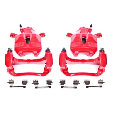 Power Stop 05-07 Toyota Avalon Front Red Calipers w/Brackets - Pair thumbnail 2