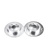Power Stop 05-19 Chrysler 300 Rear Evolution Drilled & Slotted Rotors - Pair thumbnail 1