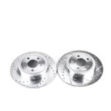 Power Stop 05-19 Chrysler 300 Rear Evolution Drilled & Slotted Rotors - Pair thumbnail 2