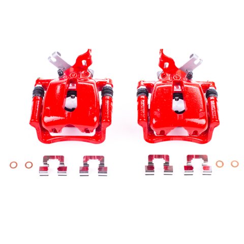 Power Stop 12-16 Buick LaCrosse Rear Red Calipers w/Brackets - Pair thumbnail 1
