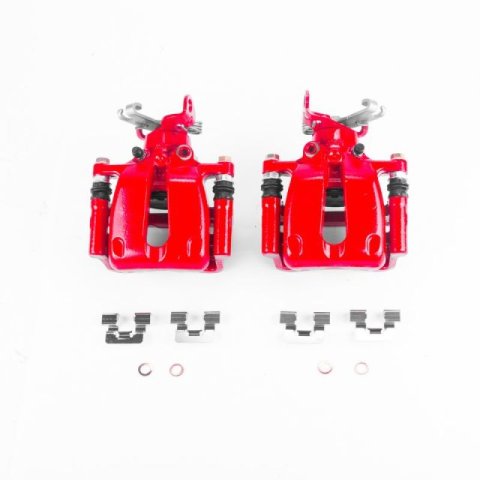 Power Stop 12-16 Buick LaCrosse Rear Red Calipers w/Brackets - Pair thumbnail 2
