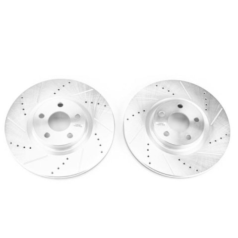 Power Stop 17-19 Lincoln MKZ Front Evolution Drilled & Slotted Rotors - Pair thumbnail 2