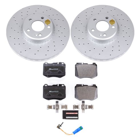 Power Stop 2018 Mercedes-Benz C350e Front Euro-Stop Brake Kit thumbnail 1