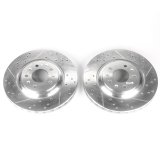 Power Stop 06-07 Cadillac CTS Front Evolution Drilled & Slotted Rotors - Pair thumbnail 1