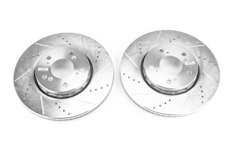 Power Stop 14-19 Acura RLX Front Evolution Drilled & Slotted Rotors - Pair thumbnail 2
