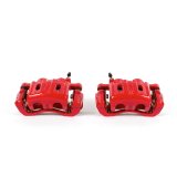Power Stop 95-98 Eagle Talon Front Red Calipers w/Brackets - Pair thumbnail 1