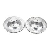 Power Stop 02-08 Jaguar X-Type Front Evolution Drilled & Slotted Rotors - Pair thumbnail 1