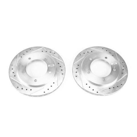 Power Stop 99-04 Chevrolet Tracker Front Evolution Drilled & Slotted Rotors - Pair thumbnail 5