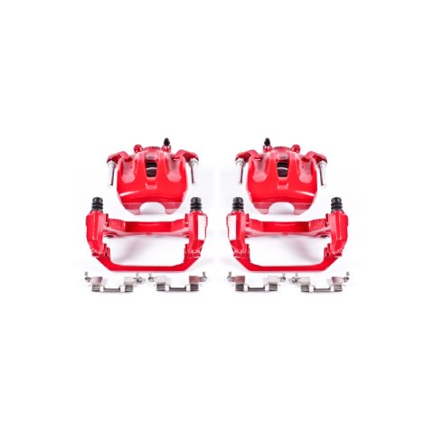 Power Stop 03-07 Nissan Murano Front Red Calipers w/Brackets - Pair