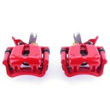 Power Stop 14-15 Chevrolet Malibu Rear Red Calipers w/Brackets - Pair thumbnail 1