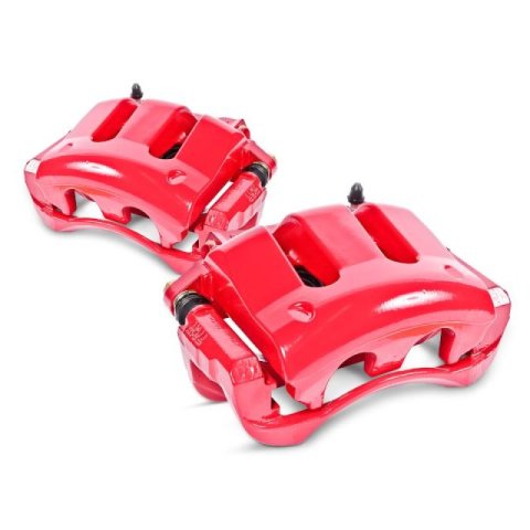 Power Stop 2007 Chevrolet Cobalt Front Red Calipers w/Brackets - Pair thumbnail 3