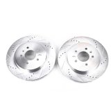 Power Stop 06-07 Cadillac CTS Rear Evolution Drilled & Slotted Rotors - Pair thumbnail 1