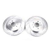 Power Stop 06-07 Cadillac CTS Rear Evolution Drilled & Slotted Rotors - Pair thumbnail 2