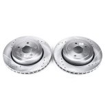Power Stop 06-10 Jeep Grand Cherokee Rear Evolution Drilled & Slotted Rotors - Pair thumbnail 1