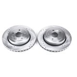 Power Stop 06-10 Jeep Grand Cherokee Rear Evolution Drilled & Slotted Rotors - Pair thumbnail 2